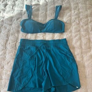 Summersalt swim set turquoise blue
Swim shorts + swim bikini top